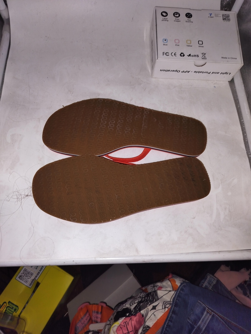 Rothys Orange "The Flip" Sz 7 - Picture 4 of 5